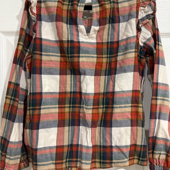 Plaid Long Sleeve Kids Shirt - Picture 4 of 4